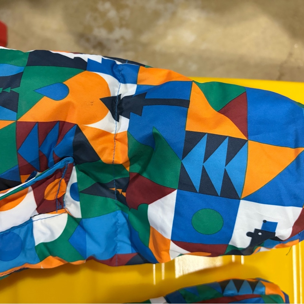 Columbia Kids Multicolor Geometric Snowsuit - Blue Green Orange - Picture 4 of 5